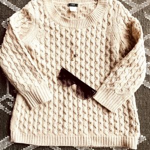 J. Crew Merino Wool Cableknit Sweater